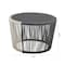 Manhattan Comfort Ashland 3-Piece Patio Conversation Set with Foot Ottomans in Cream OD-CV023-CR - alternate 5